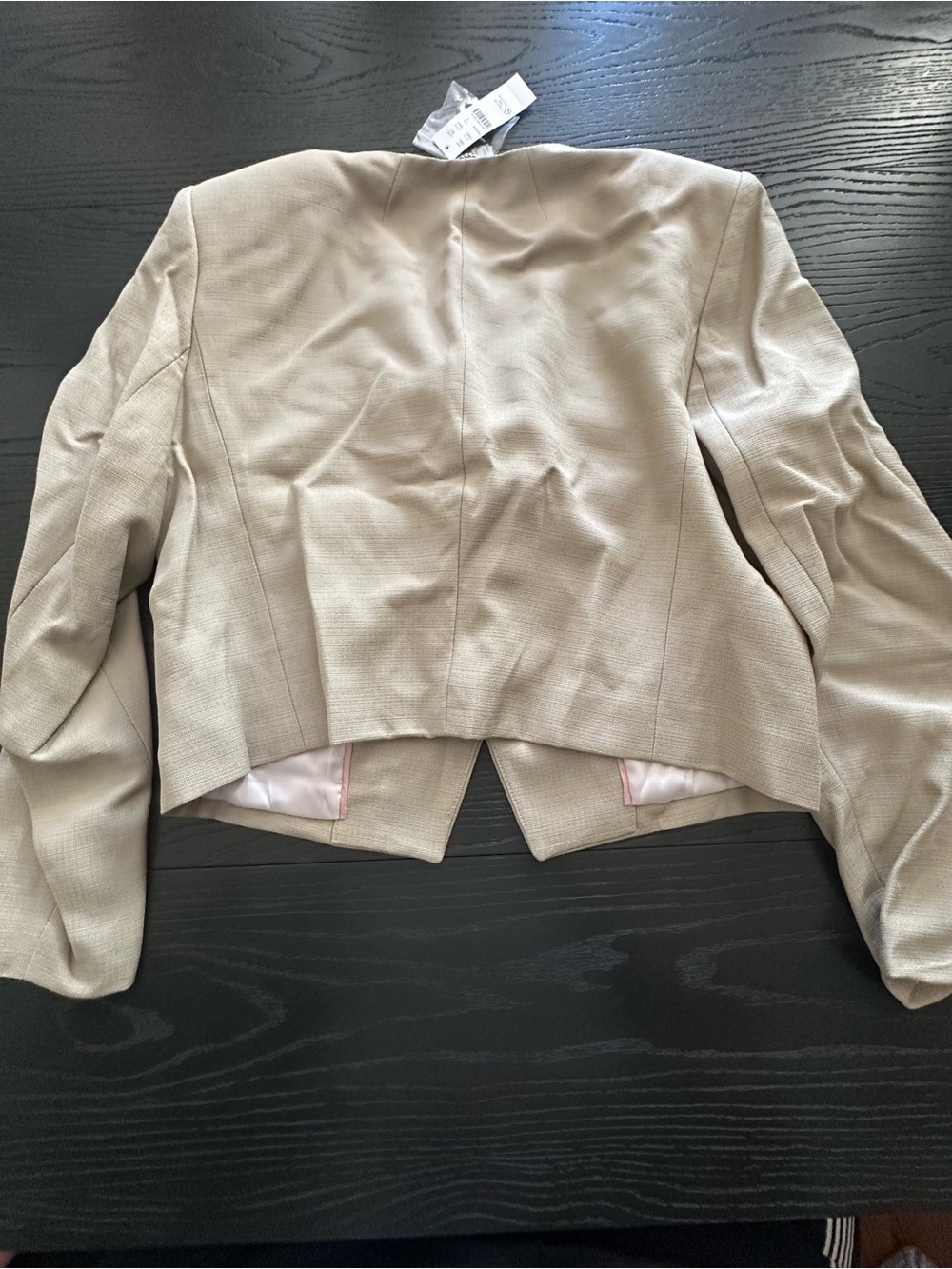 NWT J.Crew women's cropped blazer sz 8 washed hazelwood (C) - Picture 3 of 3